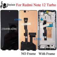 Oled/tft 6.67นิ้วสำหรับเหมาะสำหรับ Xiaomi Redmi Note 12 Turbo 23049RAD8C จอแสดงผล LCD Touch Screen D