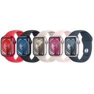【Apple官方直送】【10個工作天出貨】 Apple Watch Series 9 (S9) GPS (45mm) 鋁金屬錶框+運動錶帶