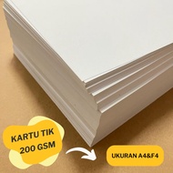 [Fill 50 Sheets] Tik Paper Card Cardboard Tik Brief Card BC 200 Gsm A4 &amp; F4