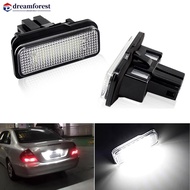 DREAMFOREST 1PC Car Canbus LED License Number Plate Light Assembly Replacement For Mercedes Benz C-C
