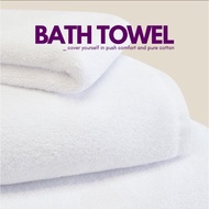 Bath Towel White Comfort Hotel Supplies, Soft, Quick-Dry Bath Towels 350-400g Towel 70CM X 140CM