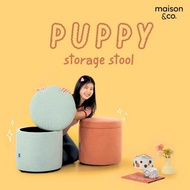 SB Design Square Stool PUPPY Model Orange (45X45X46 Cm.) MAISON&CO Brand.