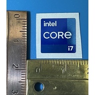 Sticker logo Sticker intel Core i7 11/12th gen original small size