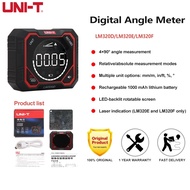 UNI-T LM320F LM320E LM320D Digital Inclinometer Laser Angel Meter 4x90 Absolute Relative Angle Measu