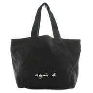 Agnes B(แอกเนส บี) Tote Bag Purse black Direct from Japan Secondhand
