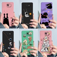 Soft Cover For Samsung Galaxy J7 Prime 2018 Casing Cute Astronaut Cartoon Lens Protective Phone Case