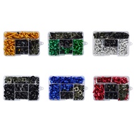 K7195PCS Fairing Bolt Screw Nut Kit Bodywork Screws Universal Kit