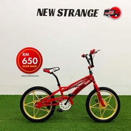 Oscar BMX Freestyle 20" Bicycle Blue/Red Basikal with Ally Sport Rim (Ready Stock Sabah)