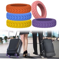 8Pcs Silicone Luggage Wheels Protection Cover Reduce Noise Travel Luggage Suitcase Wheels Cover Thicken Texture Luggage Accessories