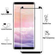 ฟิล์มกระจก เต็มจอ กาวเต็มจอ ซัมซุง โน้ต9 ขอบสีดำ  Film Glass Screen Protector Samsung Galaxy Note 9 (6.4)