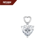 Top Cash Jewellery 10K Lab Grown Diamond Heart Pendant