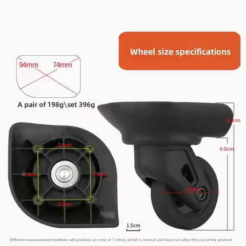 Suitable for American Tourister 85A Universal Wheel 2PCS Wheels for Suitcase Luggage Accessories Rep