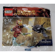 Lego Super Heroes Marvel 30167 Iron Man vs. Fighting Drone Polybag New in Sealed Bag