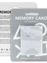 4MB Memory Card for PS1 Game Console Fast Read Write ABS Material Game Saving Card Compatible with P