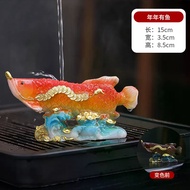 Color-changing Golden Arowana Tea Pet Tea Table Tea Table Tea Set Tea Tray Decoration Accessories