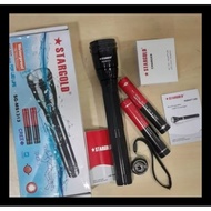 WATERPROOF RECHARGEABLE LED FLASHLIGHT TOUCHINGHT ☆ STARGOLD SG -MS 1313