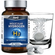 Hydrogen Water Tablets - Molecular Hydrogen Tablets for Drinking Water, Unflavored 12 PPM H2 Tabs wi