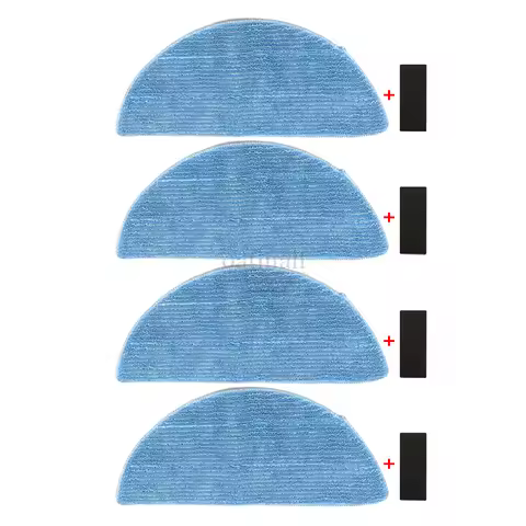 For ILIFE V3 V5 V5s V3S V50 Pro Mop Cloth For ILIFE Replacement Rags Wipes With Stickers Vacuum Clea