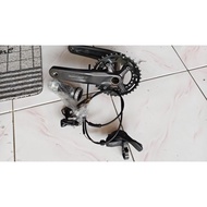 Crank shimano m5100 fd shimano shifter shimano