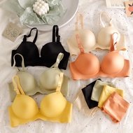 Bra one-piece non-marking bra top gather gather vice-milk adjustment type