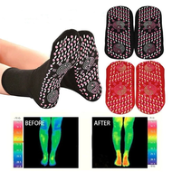 [ Stock ] Unisex Breathable Foot Massager Socks/ Breathable Self-heating Health Care Sport Socks/ Cycling Sport Anti-Freezing Magnetic Socks Warm Winter