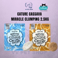 【Ready Stock】Cature Cassava Miracle Cat Litter 2.5kg-Pasir Ubi Kayu Kucing