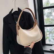FB4 Exported French Niche Underarm Bag Women 2023 New Style High-End Contrast Color Shoulder Fashion
