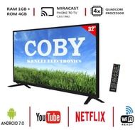 KENLEI COBY 32" Slim LED TV Black SMART TV / LED TV On Sale 32 Inch FHD MONITOR Flat Screen ANDROID 