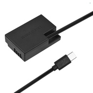 Type C to DR-E18 DC Coupler LP-E17 Dummy Battery Replacement for Canon RP  EOS 77D 200D 250D 750D 76