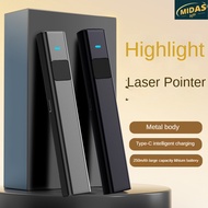 High Power Laser Pointer Green Laser Light USB Sales Office Sand Table Pen Shooting Outdoor Construc