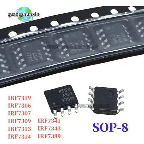 (10piece)100% New IRF7319 F7319 SOP-8 SOP IRF7306 F7306 IRF7307 F7307 IRF7309 F7309 IRF7313 F7313 IR