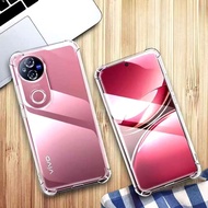 Vivo V50ตรงรุ่น(พร้อมส่งในไทย)เคสTPUใสกันกระแทกแบบคลุมกล้องVivo V50 Lite/Vivo V50 5G