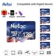 Netac Micro SD Card 32gb 64gb128gb 256gb 512gb Flash Memory Card for 4K 100MB/s Memory Card Camera T
