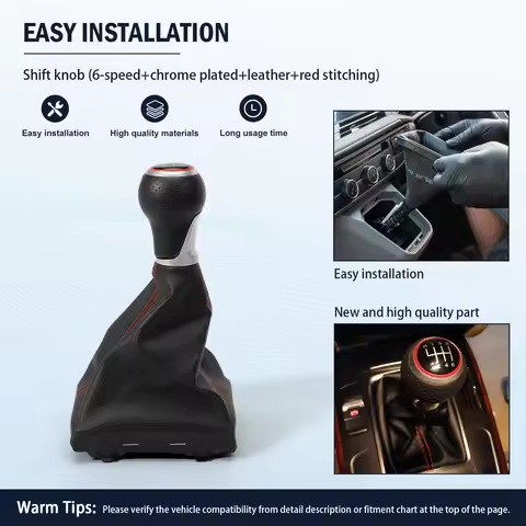 6-speed gear knob with A4 B8 A4 Avant B8 A5 8T A5 Sportback Q5 8R