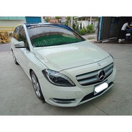 【FB搜尋桃園阿承】賓士 超人氣B200跑7萬 2012年 1.6 白色 二手車 中古車