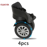 [tishita] 2 Pack Luggage Wheels Replacement Suitcase Wheels Replacement Silent Wheels Easy Installat
