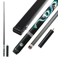 KONLLEN Billiard Cue 1 Piece Snooker Cue Carbon Fiber Shaft Chinese Elements Decal Design Snooker Cu