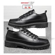 Servodio - Men's Shoes, Men's Shoes, Formal Shoes, Docmart, Soft Rubber, Black DC01, Size 36-45