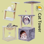 DEARC Cat Tree Cat Climb Cat Condo Kucing Tower Cat House Cat Tower Rumah Kucing