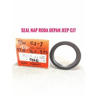 Jeep cj7 Front Wheel Seal Rubber Body Front Wheel Out Seal Jeep Cj-7 Brand TTO SC57,15-76,2-9.52