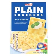 Meiji Soda Biscuits 104g Original Flavor + Oatmeal Crispy Snacks Light Meal Replacement Breakfast