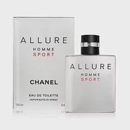 CHANEL 香奈兒 男性運動淡香水 Allure Homme Sport(100ml) EDT-國際航空版