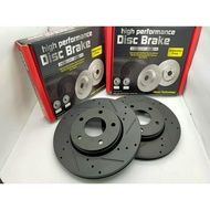 MITSUBSHI LANCER GT/PROTON INSPIRA FRONT PIAK BRAKE DISC ROTOR RACING PERFORMANCE SPORT 1 PAIR