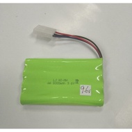 9.6v 8000mAh 3pin Bateri kereta kontrol mainan Battery RC car