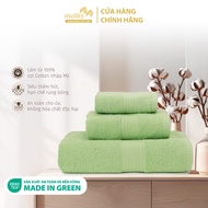 Set of 3 Mollis Cotton Towels Includes 1 Bath Towel B865 and 1 Shampoo/Face Towel FM61 and 1 Hand To