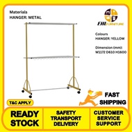 EHL FURNITURE - Mirya towel hanger in Yellow colour