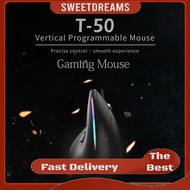 ZELOTES Gaming Mice 9 Buttons T-50 RGB Gaming Optical Mouse 12800 DPI Adjustable