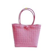 9"x9" - Plain Bag Anyaman Sarawak/ Tote Beg Women / PVC Bakul Anyaman Handmade Wanita Penan Sarawak