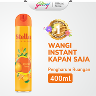 Stella Aerosol Orange 400 ml- Pengharum Ruangan Semprot - Pewangi Ruangan Semprot - Keharuman yang S