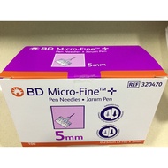 BD Micro-Fine Insulin Pen Needle (31G-5mm)100's